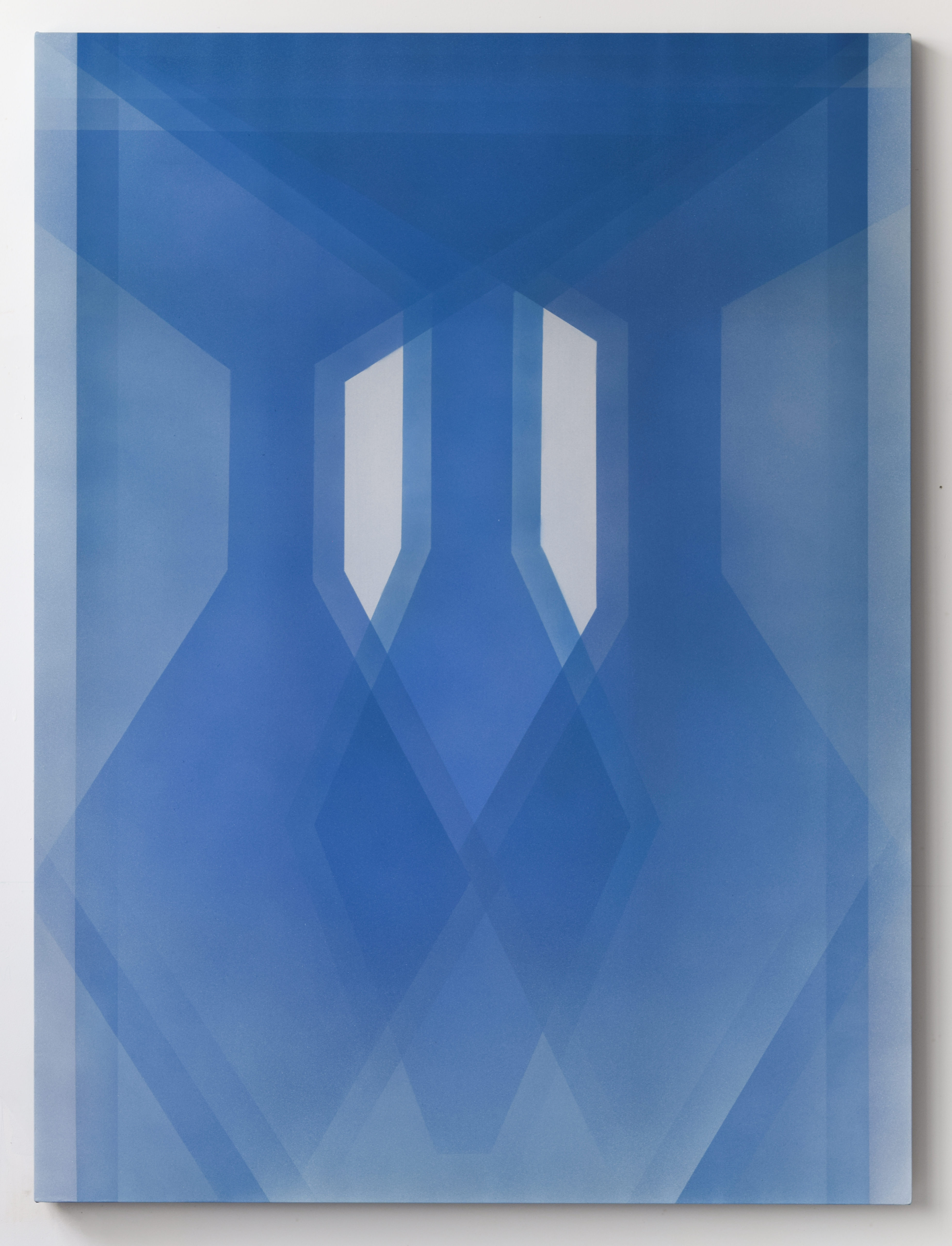 Rebecca Ward, apparition, 2019, acrylic on silk, 60 x 45 in(152.4 x 112.3 cm) RWa302518