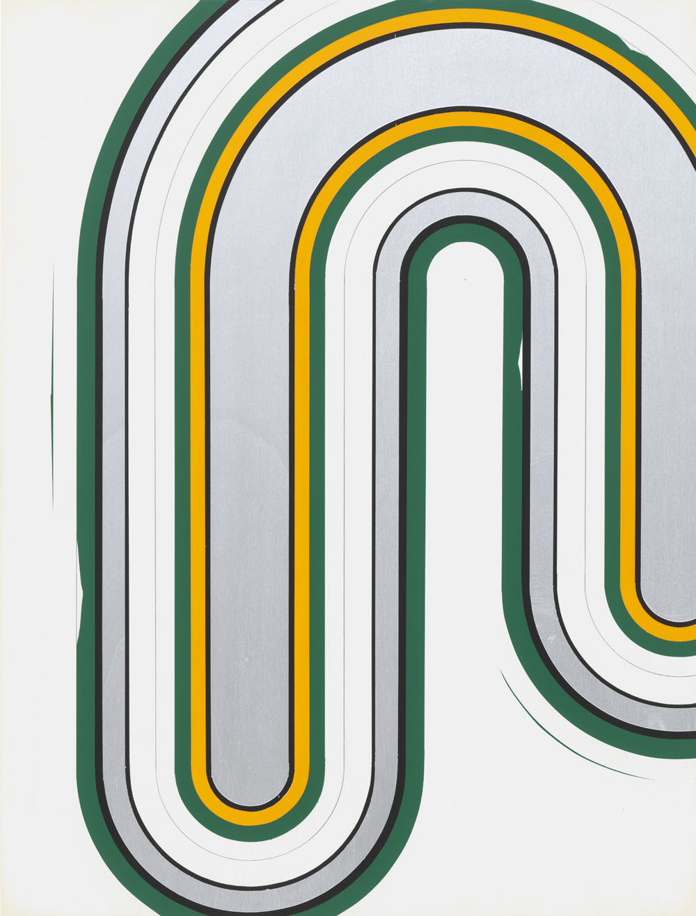 Jens Wolf, 18.16, 2018, acrylic on plywood, 80 x 60 cm