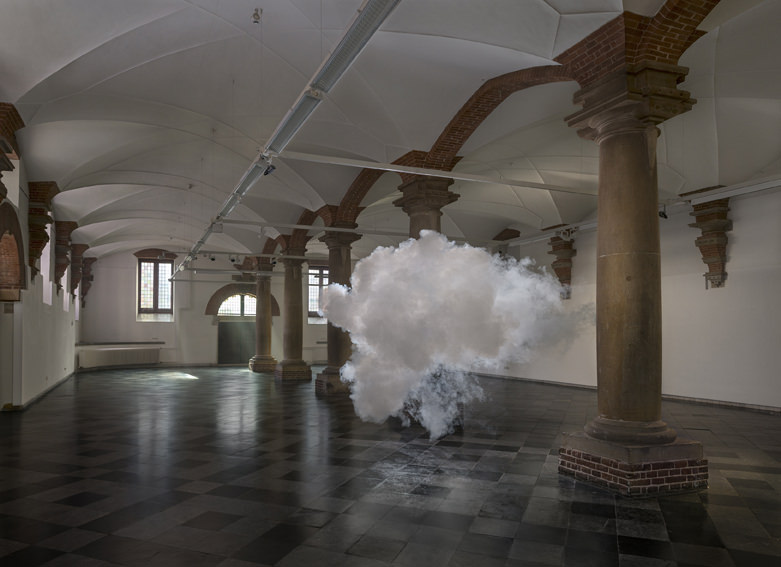 Berndnaut Smilde Nimbus de Hallen, 2014 digital c-type print mounted on aluminium with subframe 75 x 103 cm 125 x 172 cm