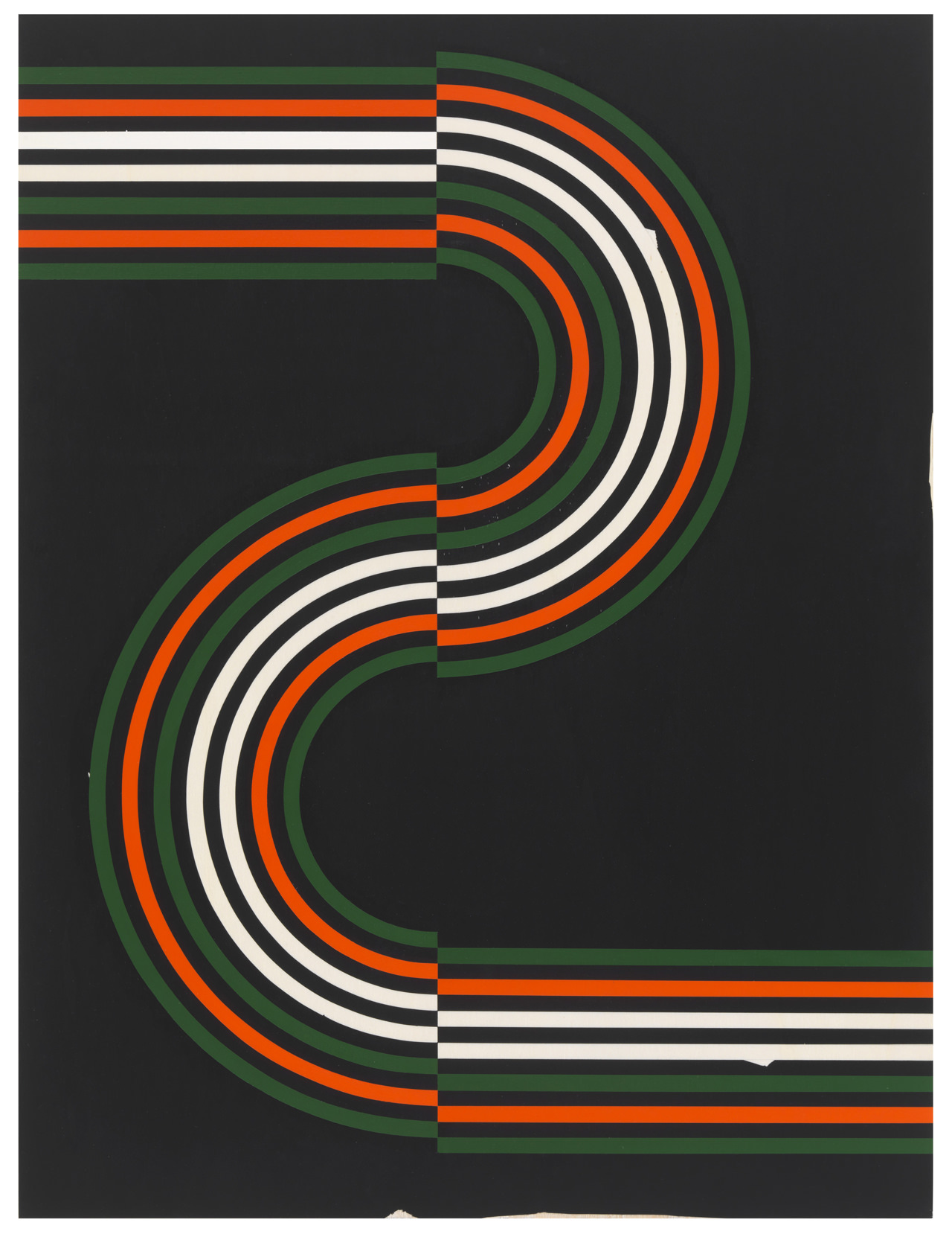 Jens Wolf, 11.06, 2011, acrylic on plywood, 80 x 60 cm