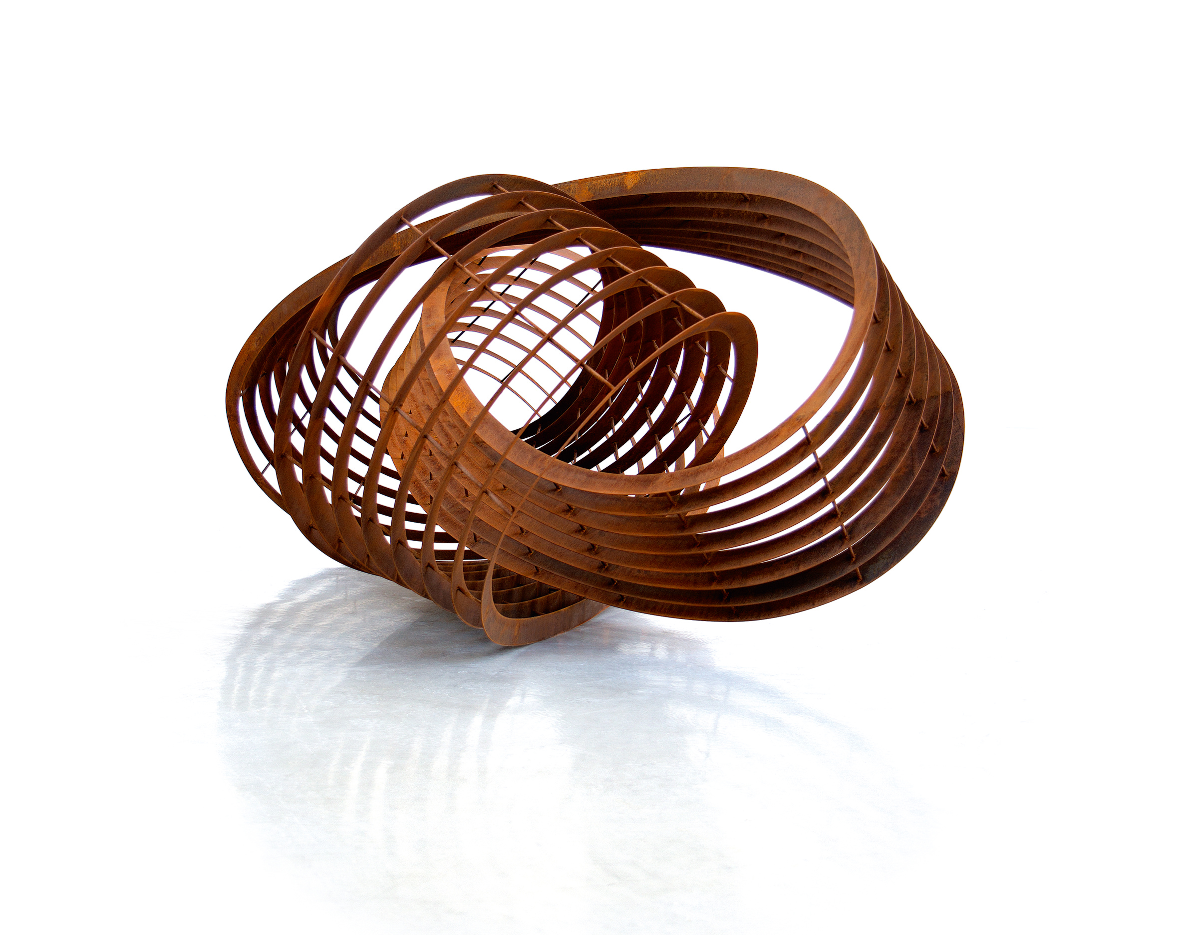 Gianpietro Carlesso, Tutto muta, 2013, corten steel, 100 x 300 x 140 cm