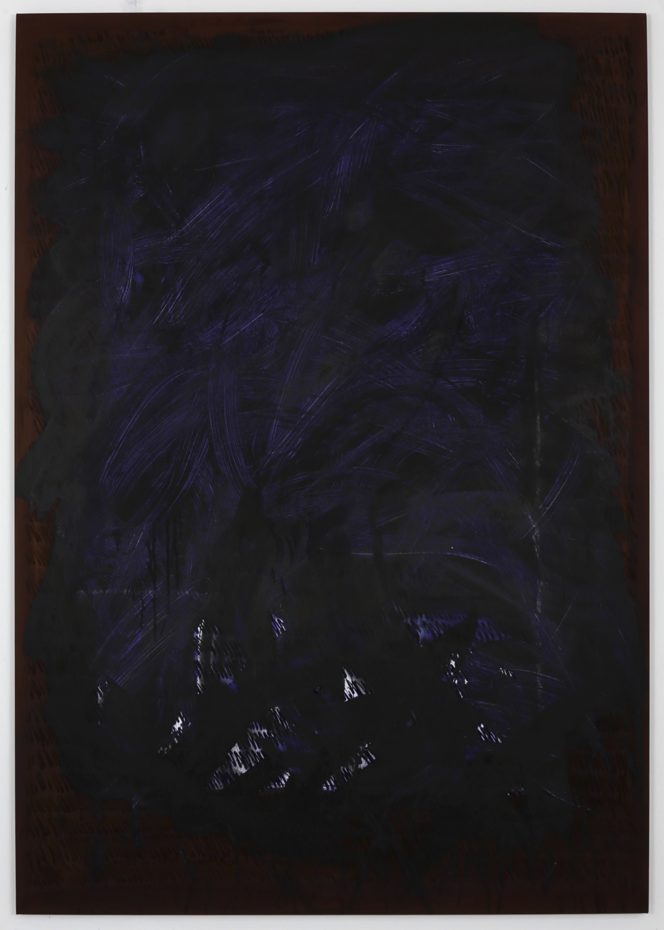 Ziggy Grudzinskas, Revisit Revisited, 2015 – inks on polyflax – 200 x 140 cm