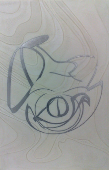 Domenico Bianchi, Senza titolo, 2008, wax on panel, 60×40 cm