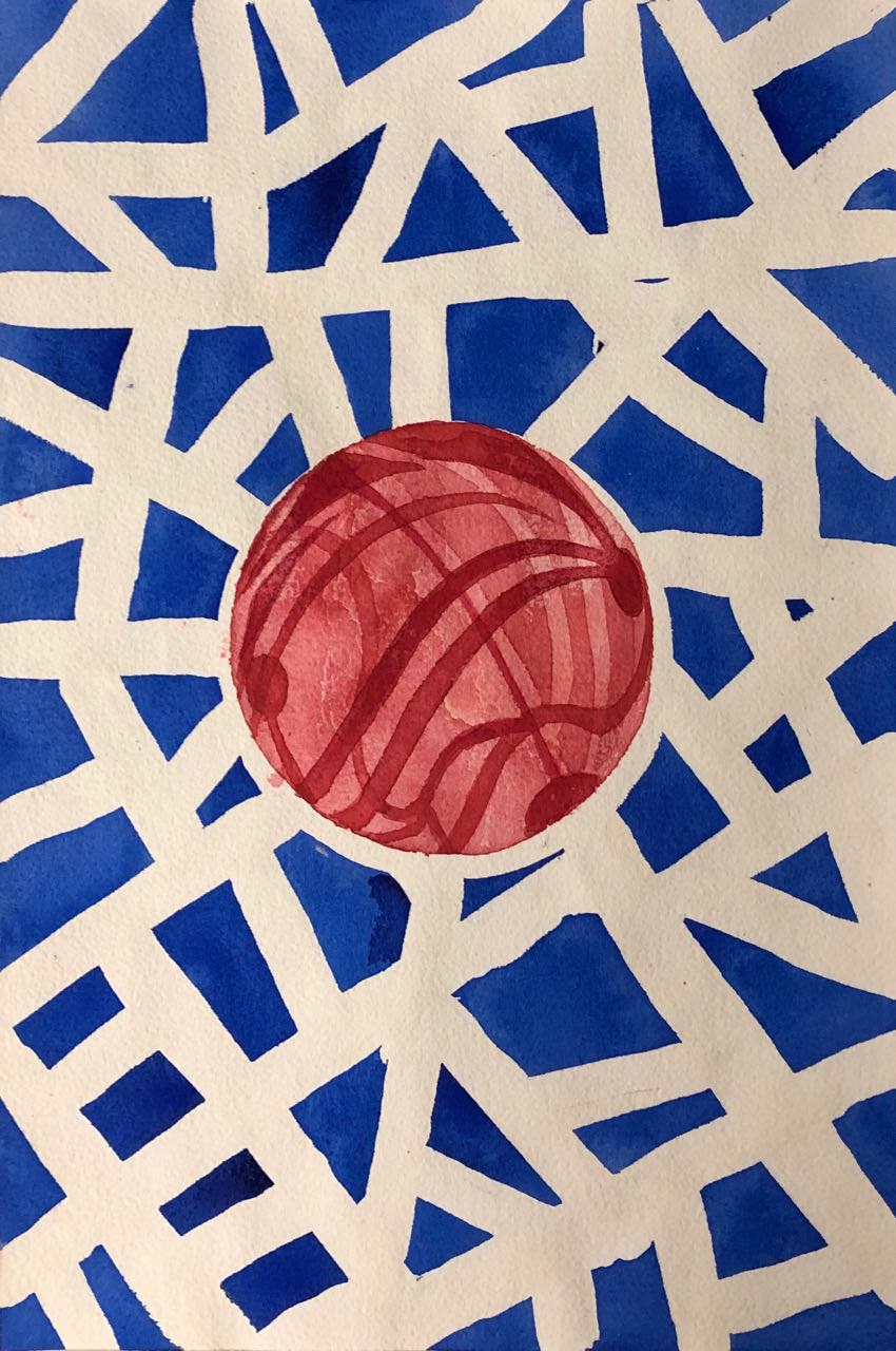 Domenico Bianchi, Untitled, 2013, water colour on paper, 36 x 24 cm
