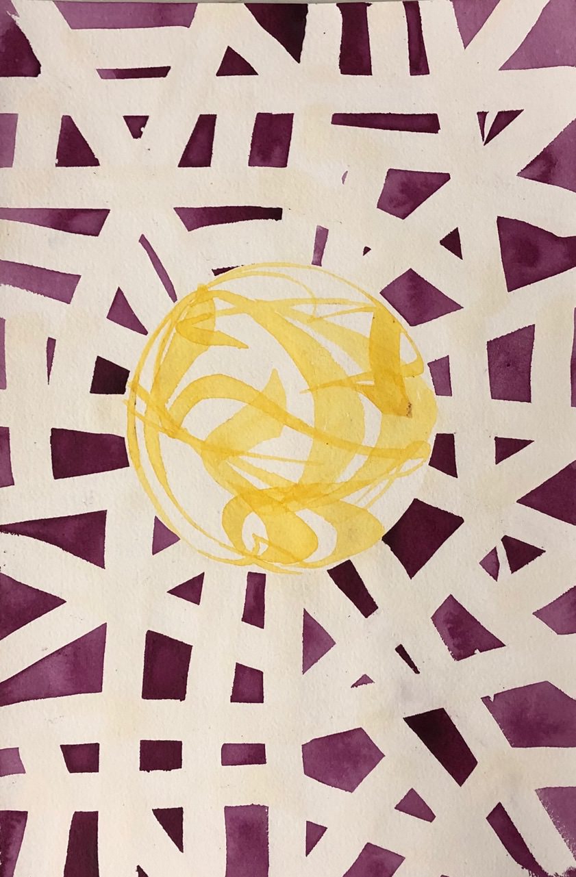 Domenico Bianchi Untitled, 2018, water colour on paper, 36 x 24 cm