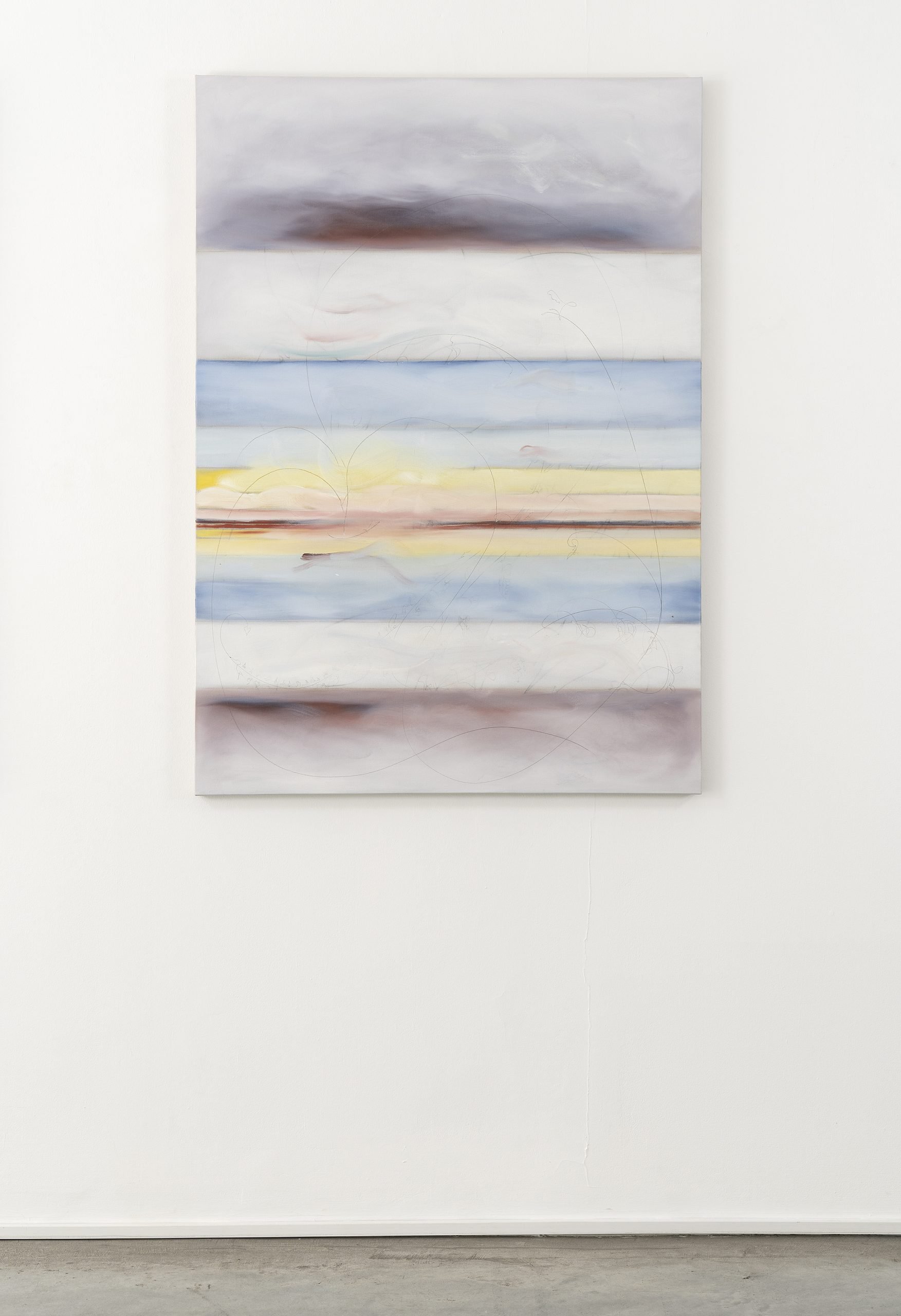 Richard Hoglund, Vine Picture XLIII, 2021, oil on canvas, 140 x 99 cm, (RHö302583), 2