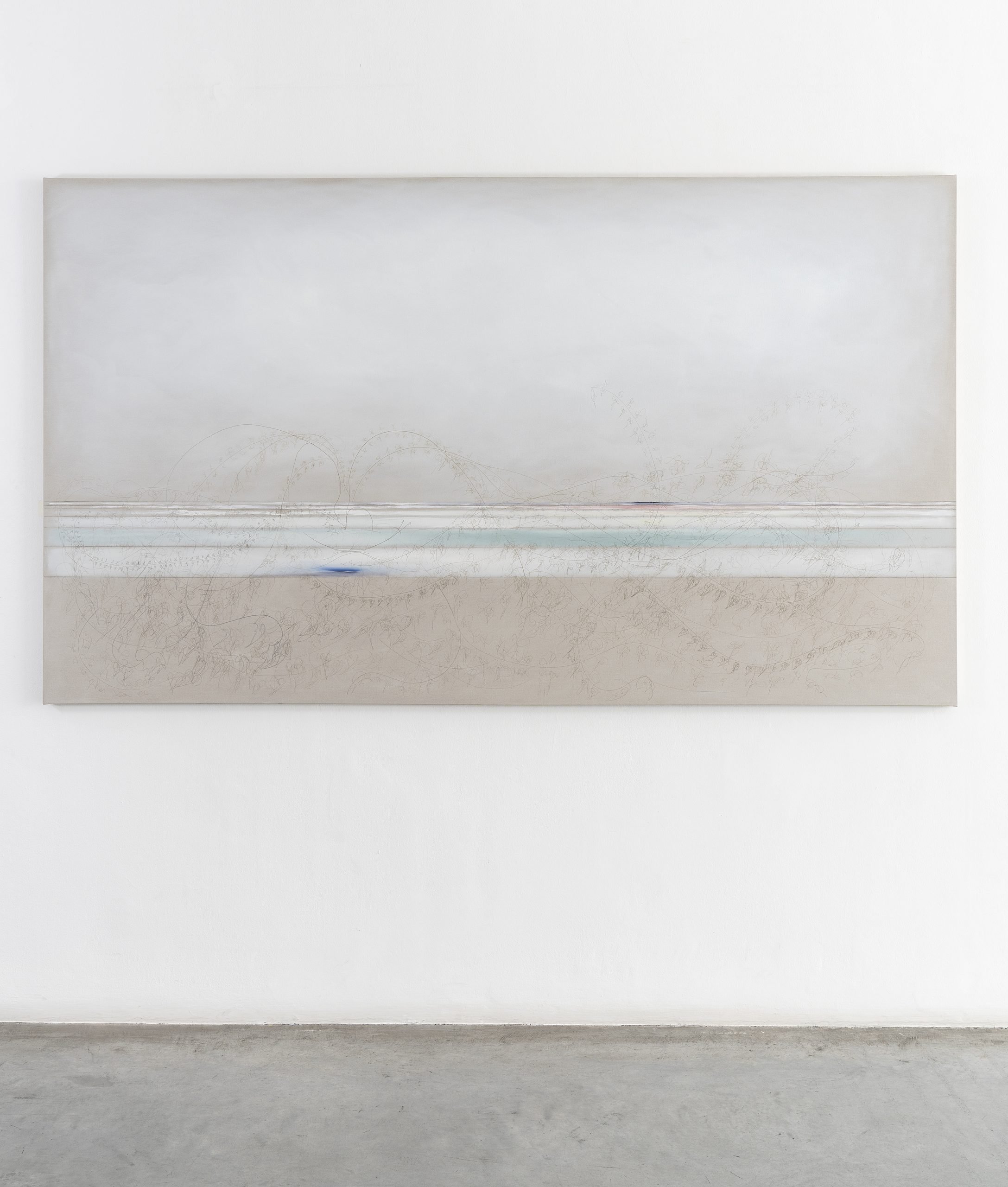 Richard Hoglund, Vine Picture XXXIX, 2021, oil on canvas, 140 x 242 cm, (RHö302579), 2
