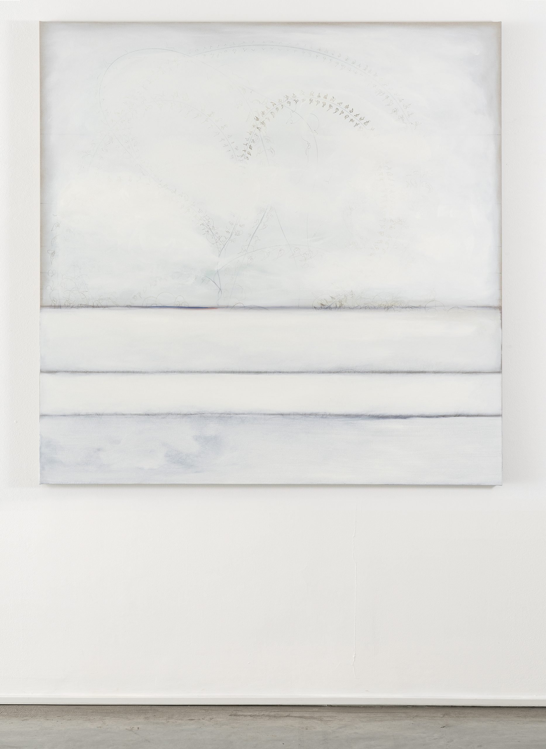 Richard Hoglund, Vine Picture XXXVII, 2021, oil on canvas, 140 x 140 cm, (RHö302577), 2