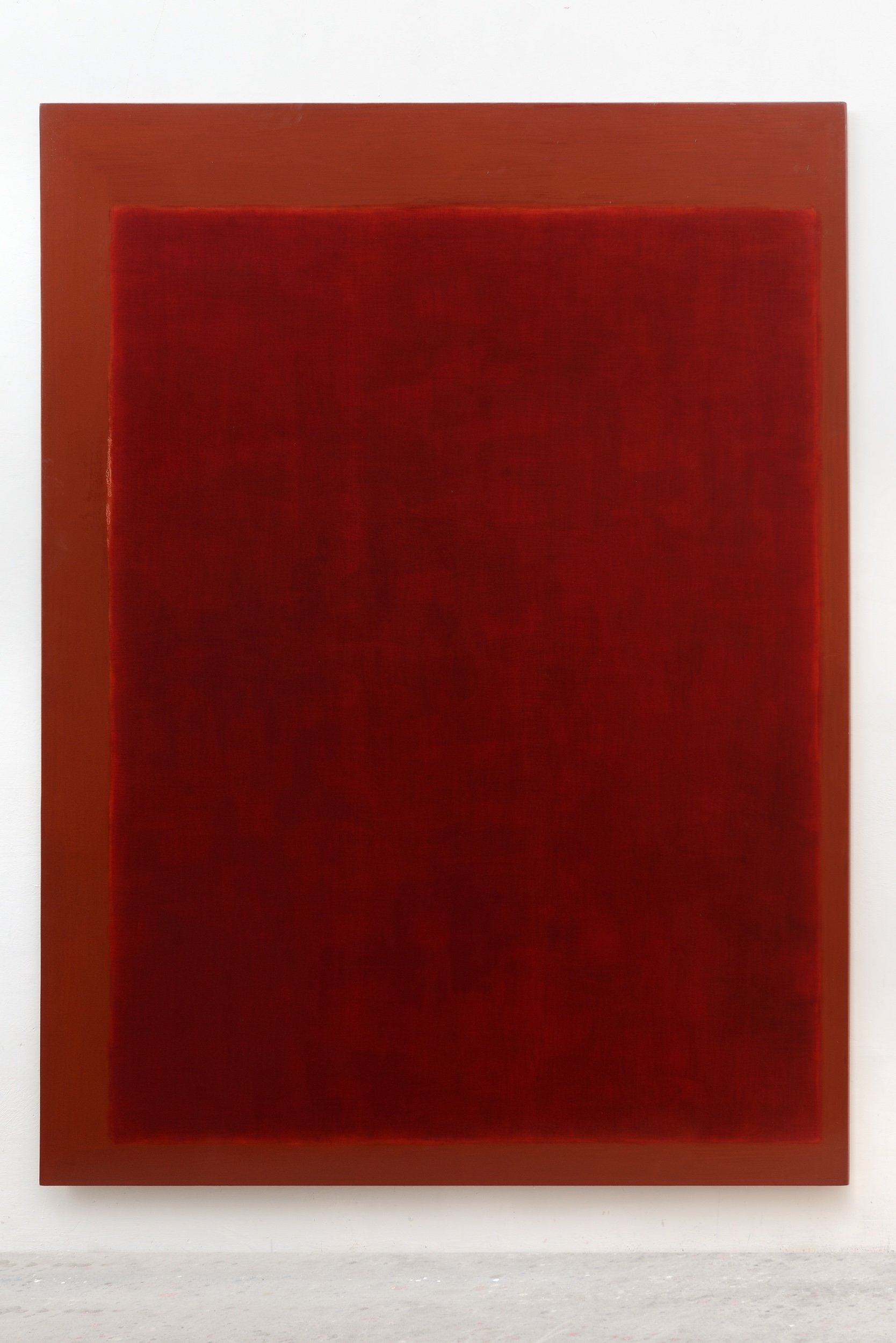 Untitled, 1996, lacquer and gold leaf on panel, 208 x 153 cm, 81 7/8 x 60 1/4 in