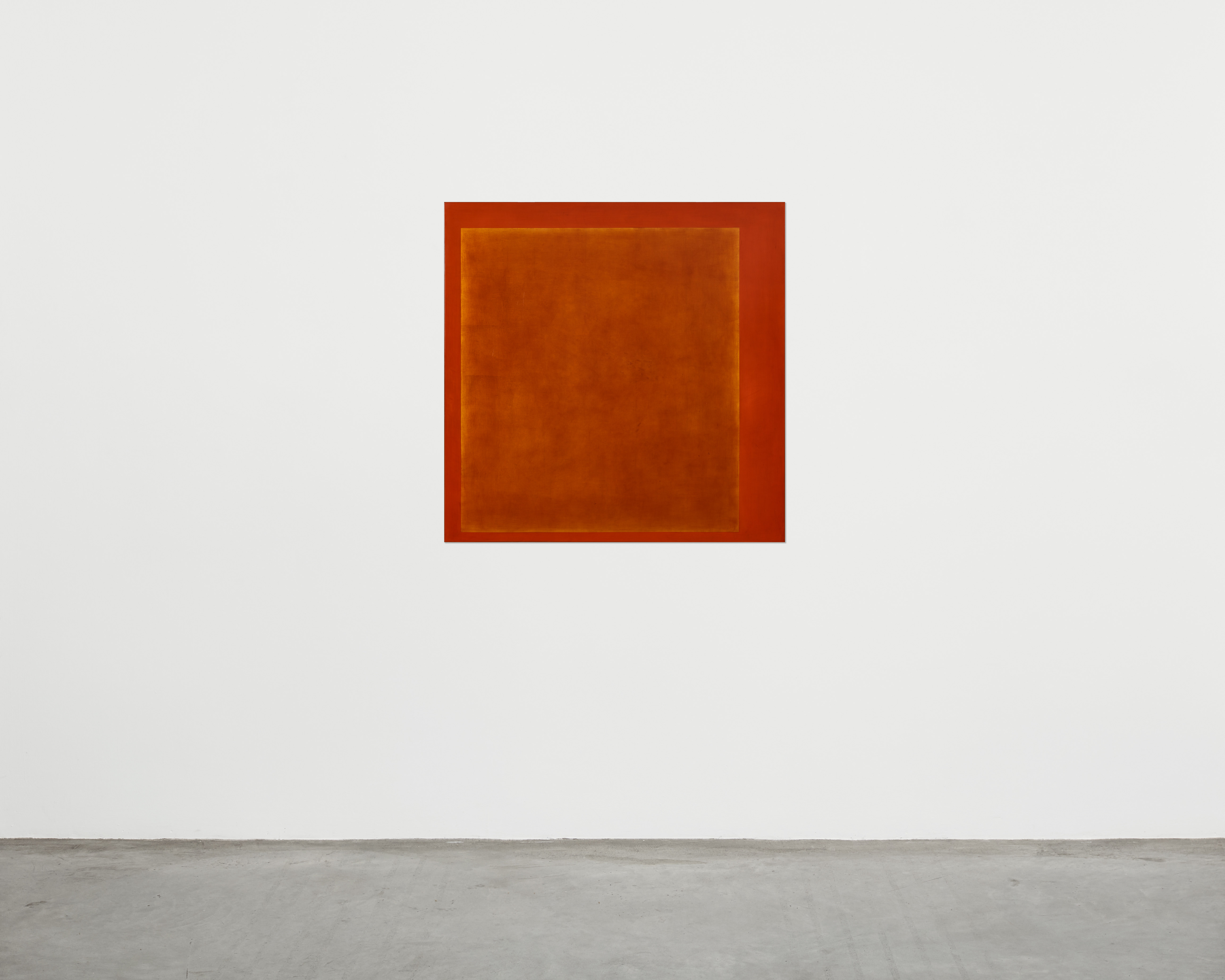 Paolo Serra Untitled, 2017 lacquer and gold leaf on panel 100 x 100 cm