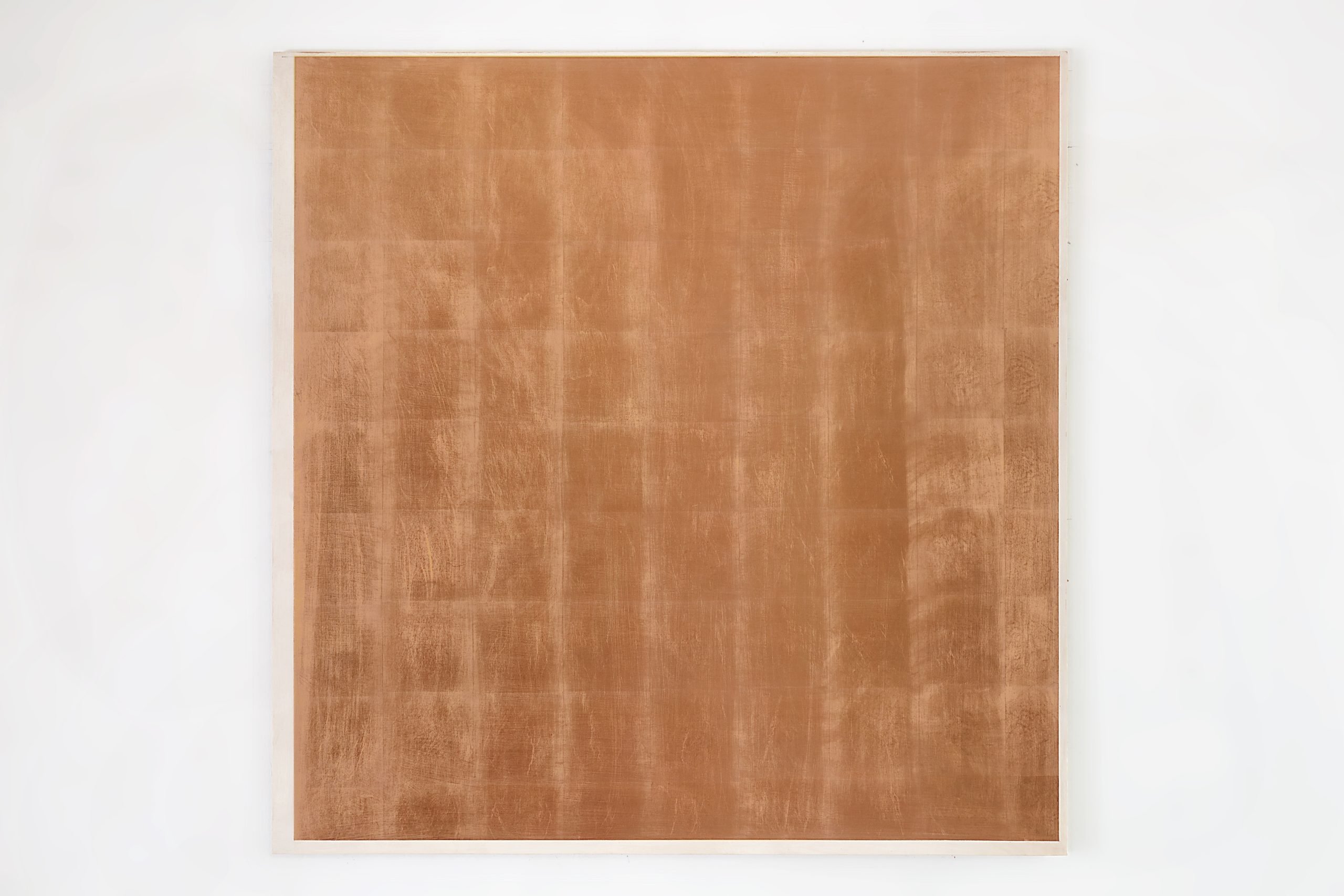 Untitled, 2019, lacquer and copper leaf on panel, 122 x 122 cm, 48 1/8 x 48 1/8 in (PSe302518)
