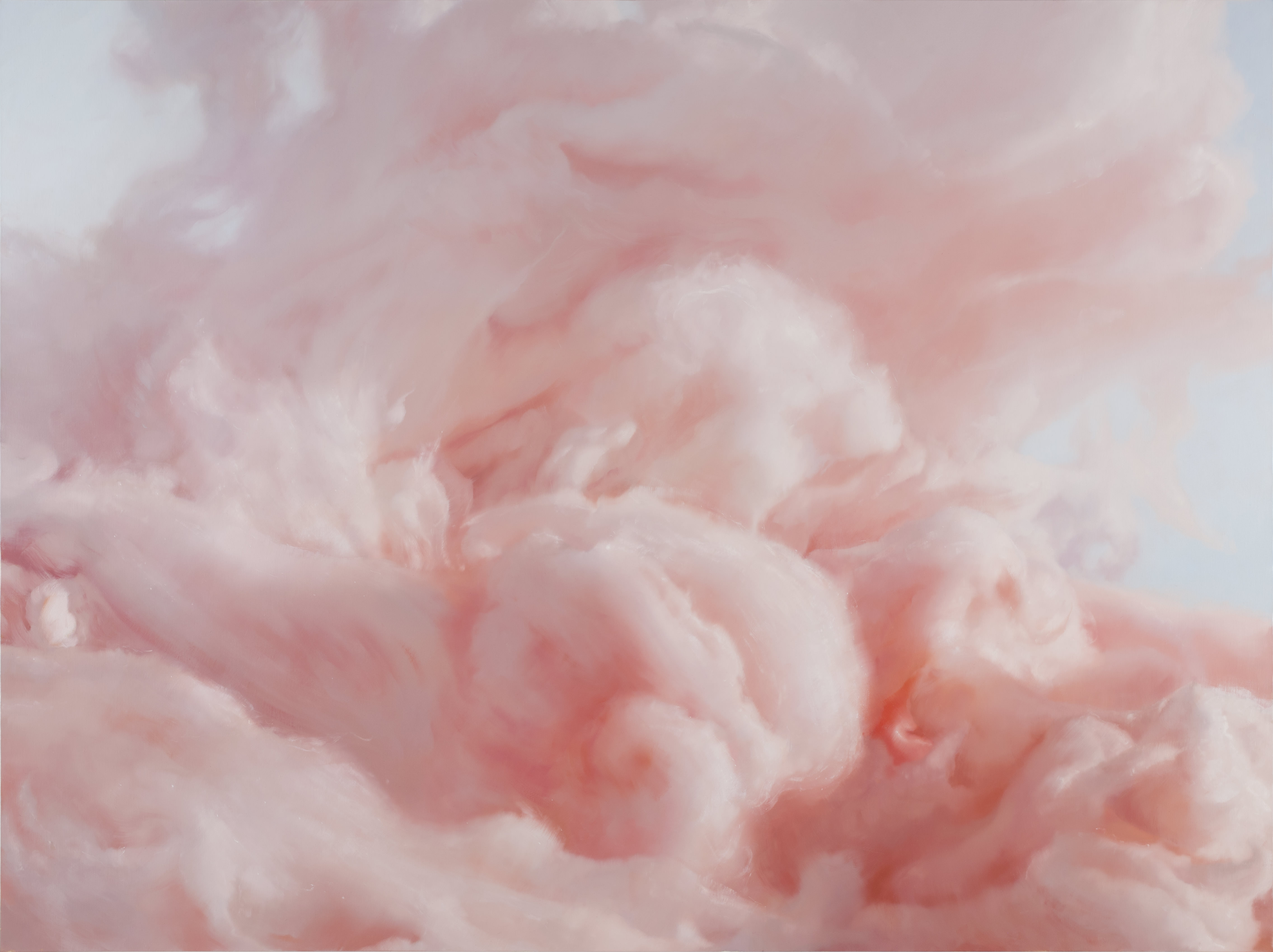 Will Cotton, The Coming Storm, 2014, oil on linen, 72 x 96 in