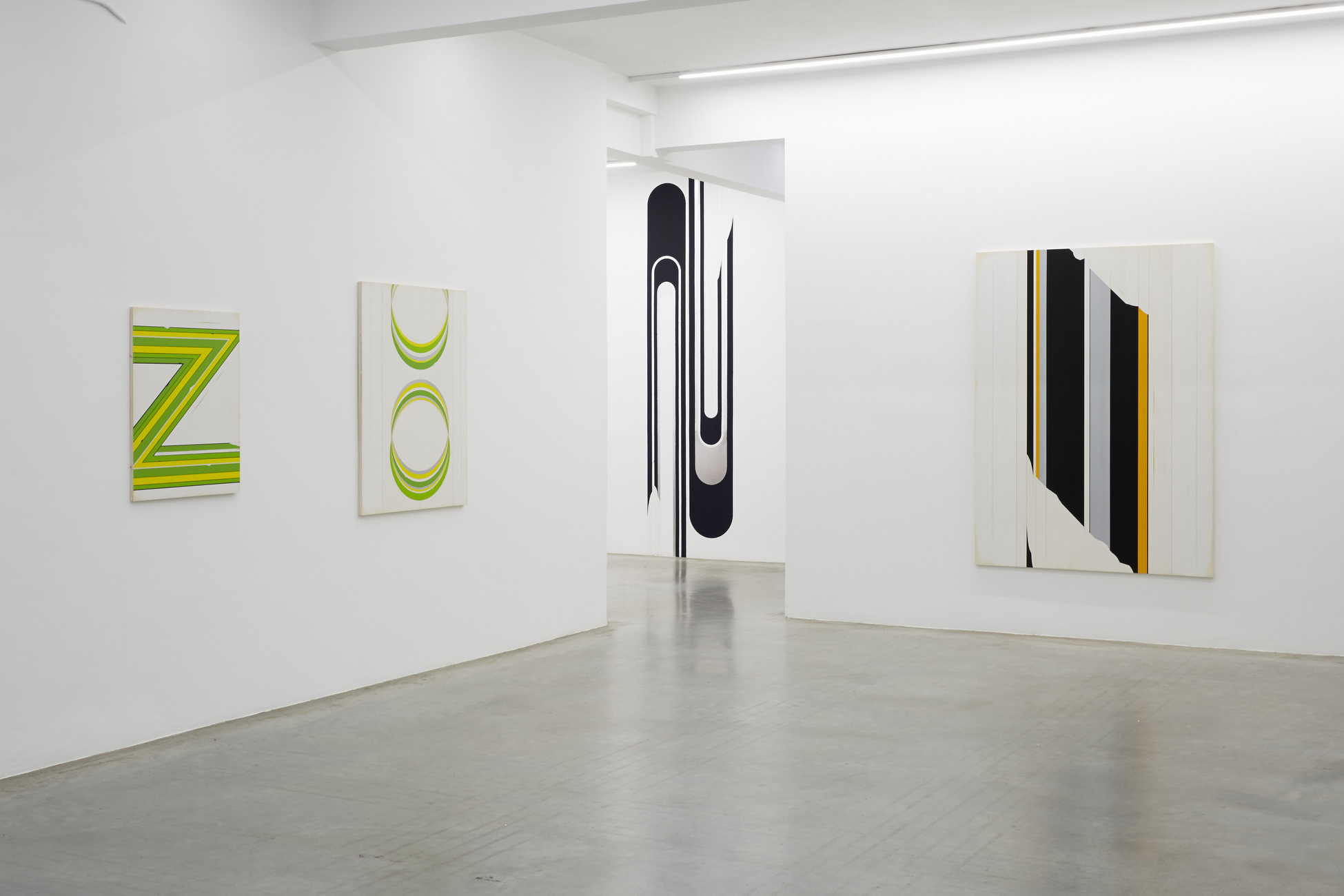 Jens Wolf Installation at Ronchini Gallery
