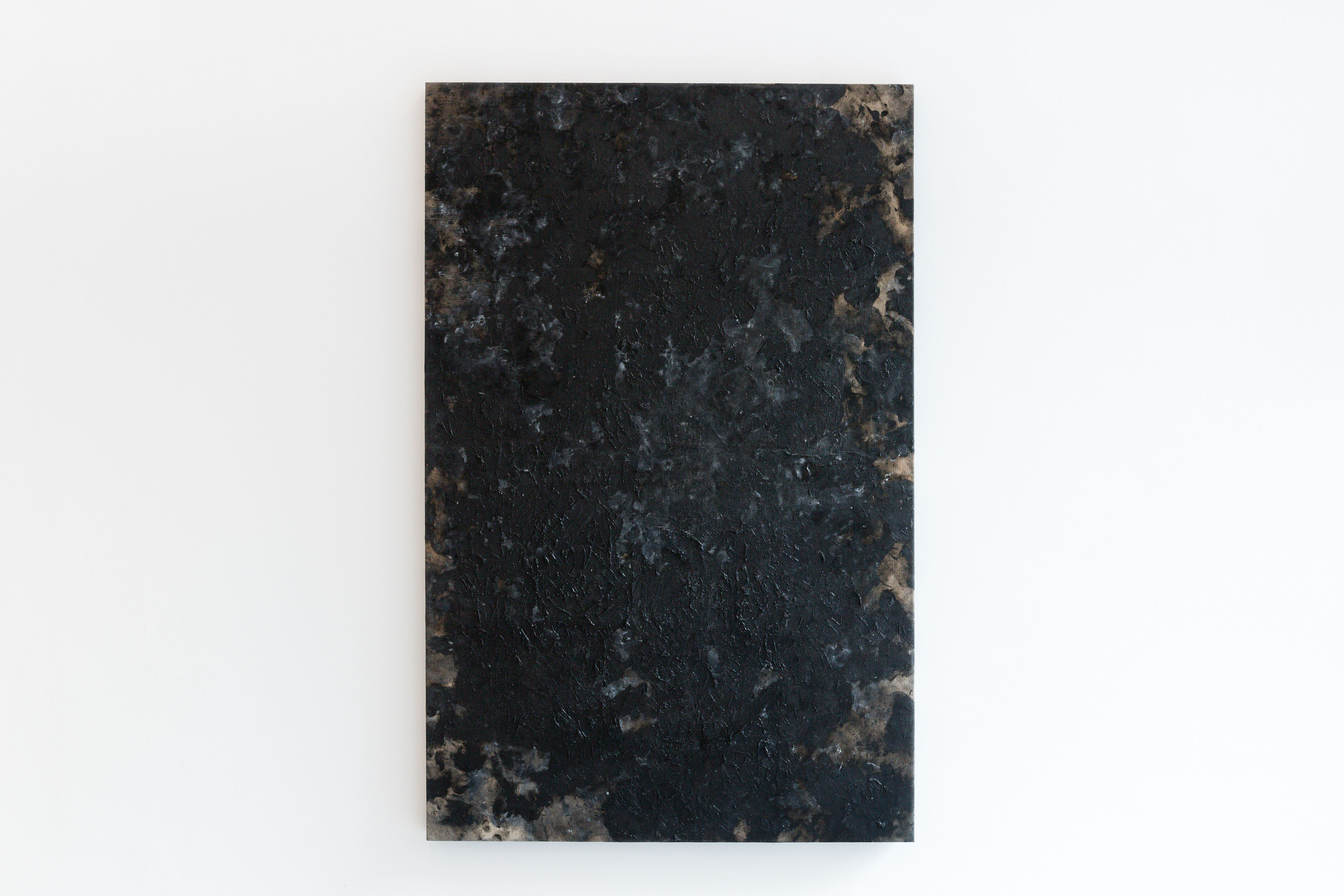 Phoebe Collings-James, Ivory Black [#5], 2014, oil on linen, 133 x 85 cm