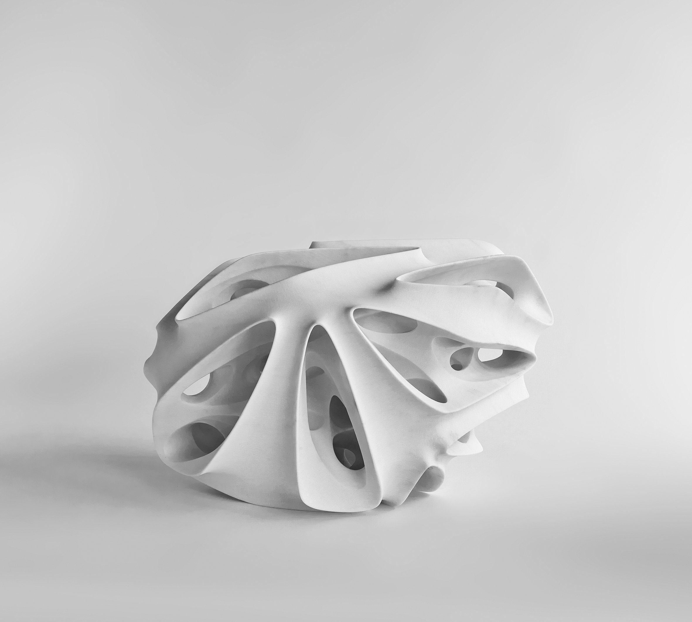 Gianpietro Carlesso, Litoforo uno, 2014, lasa marble, 48 x 82 x 58 cm