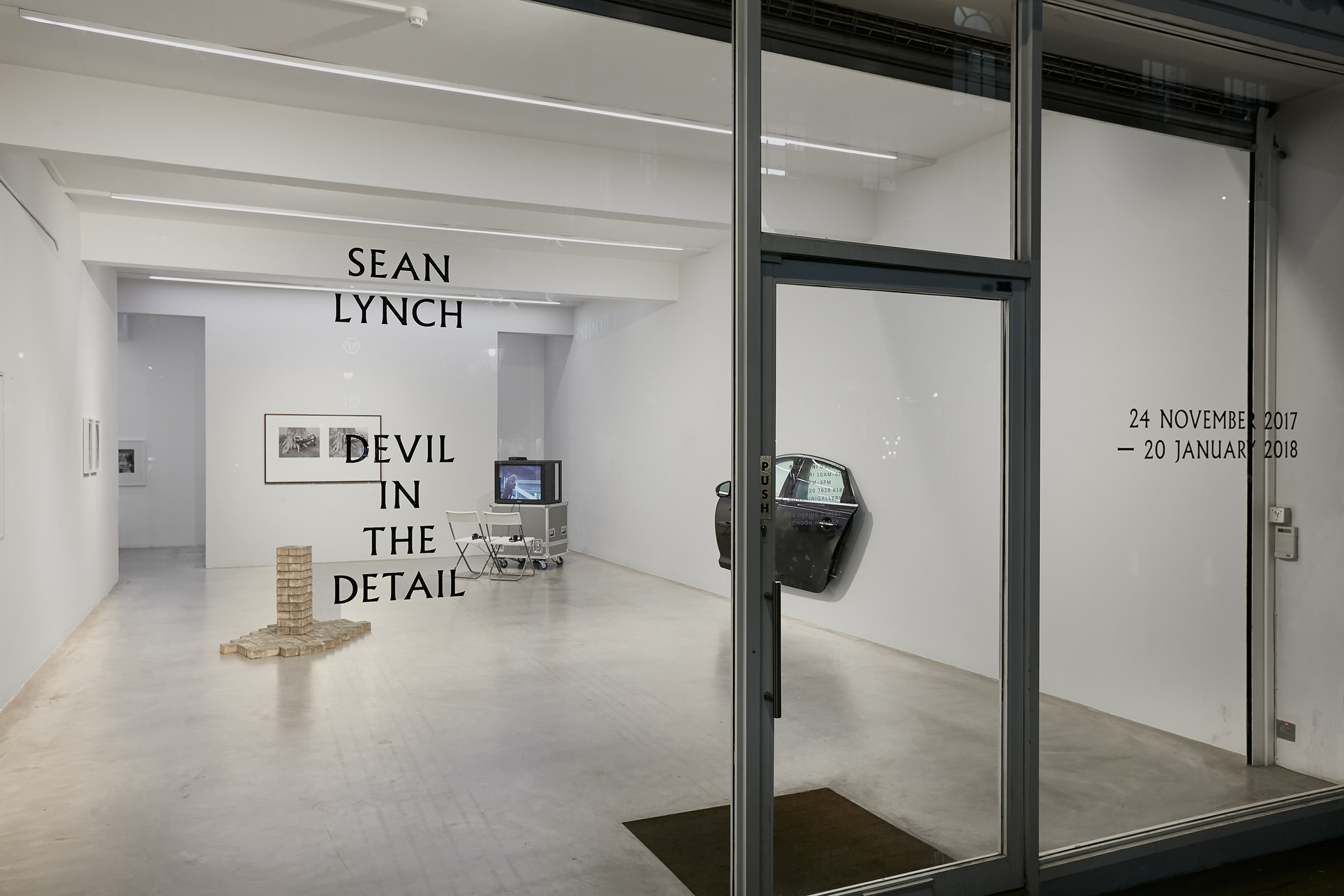 Sean Lynch, The Devil In The Detail, installation view 2