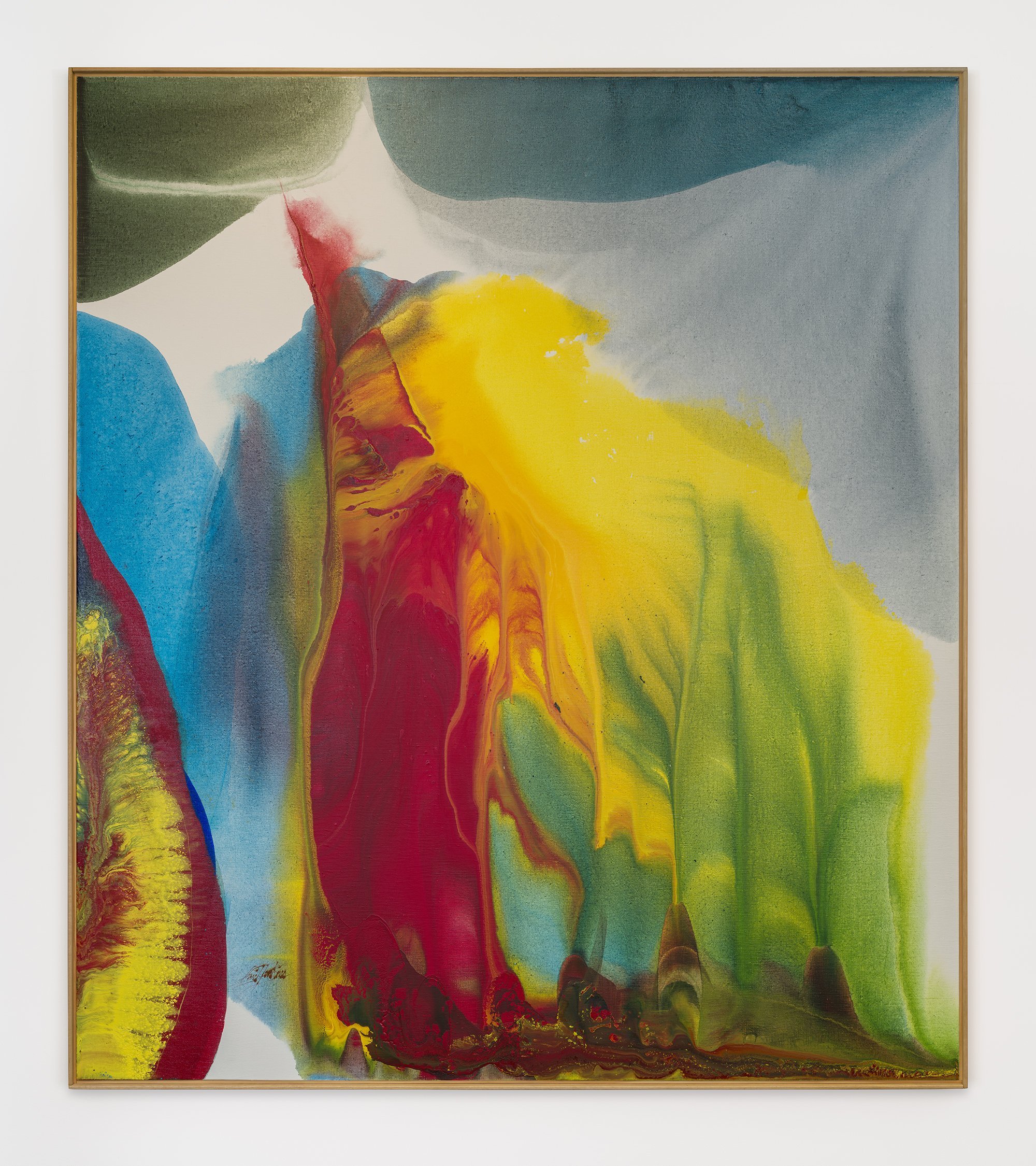 Paul Jenkins, Ronchini Gallery artist, London, Paul Jenkins artist