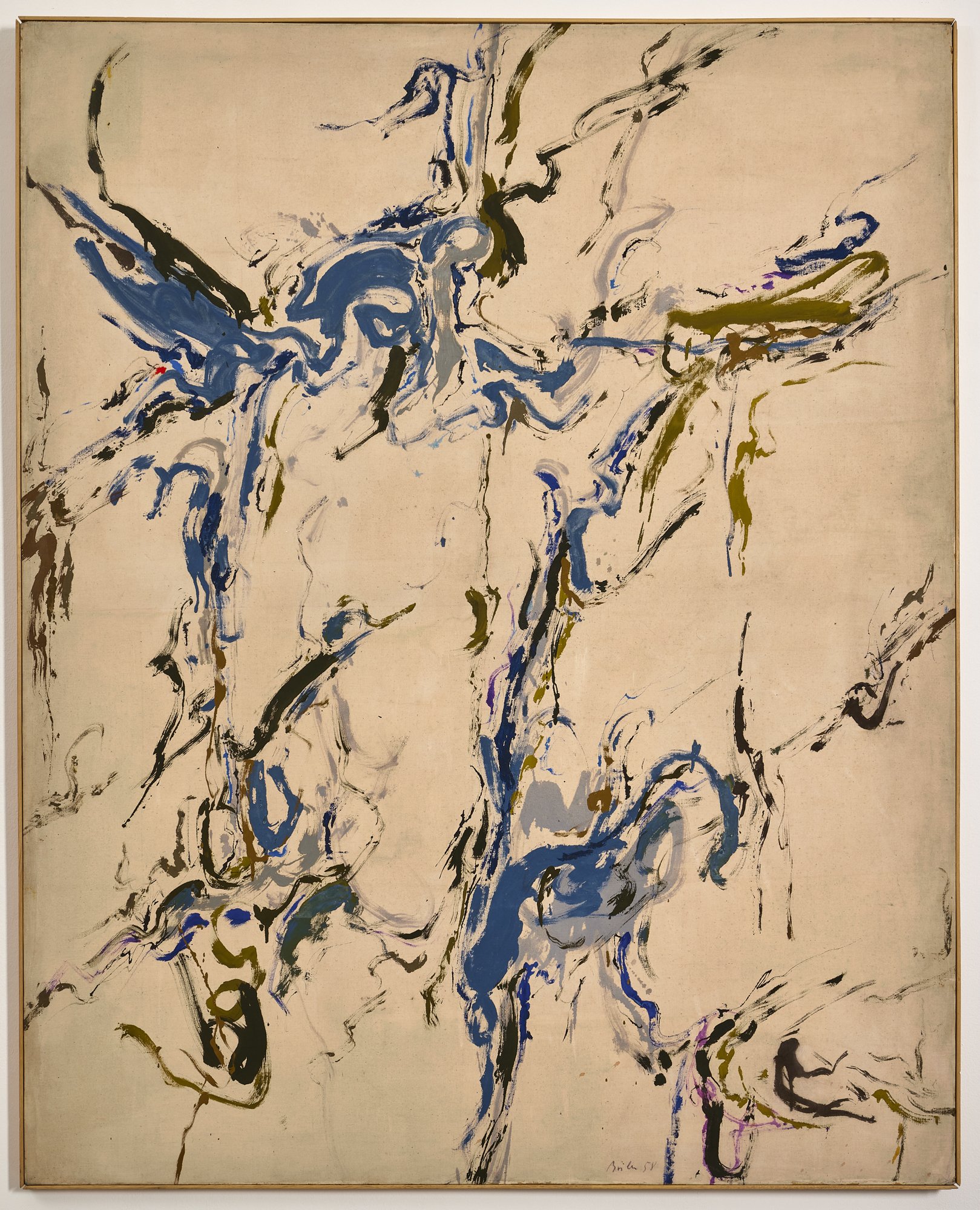 Luigi Boille, Espace lyrique, 1958, oil on canvas, 162 x 130 cm (LBo303355)_A