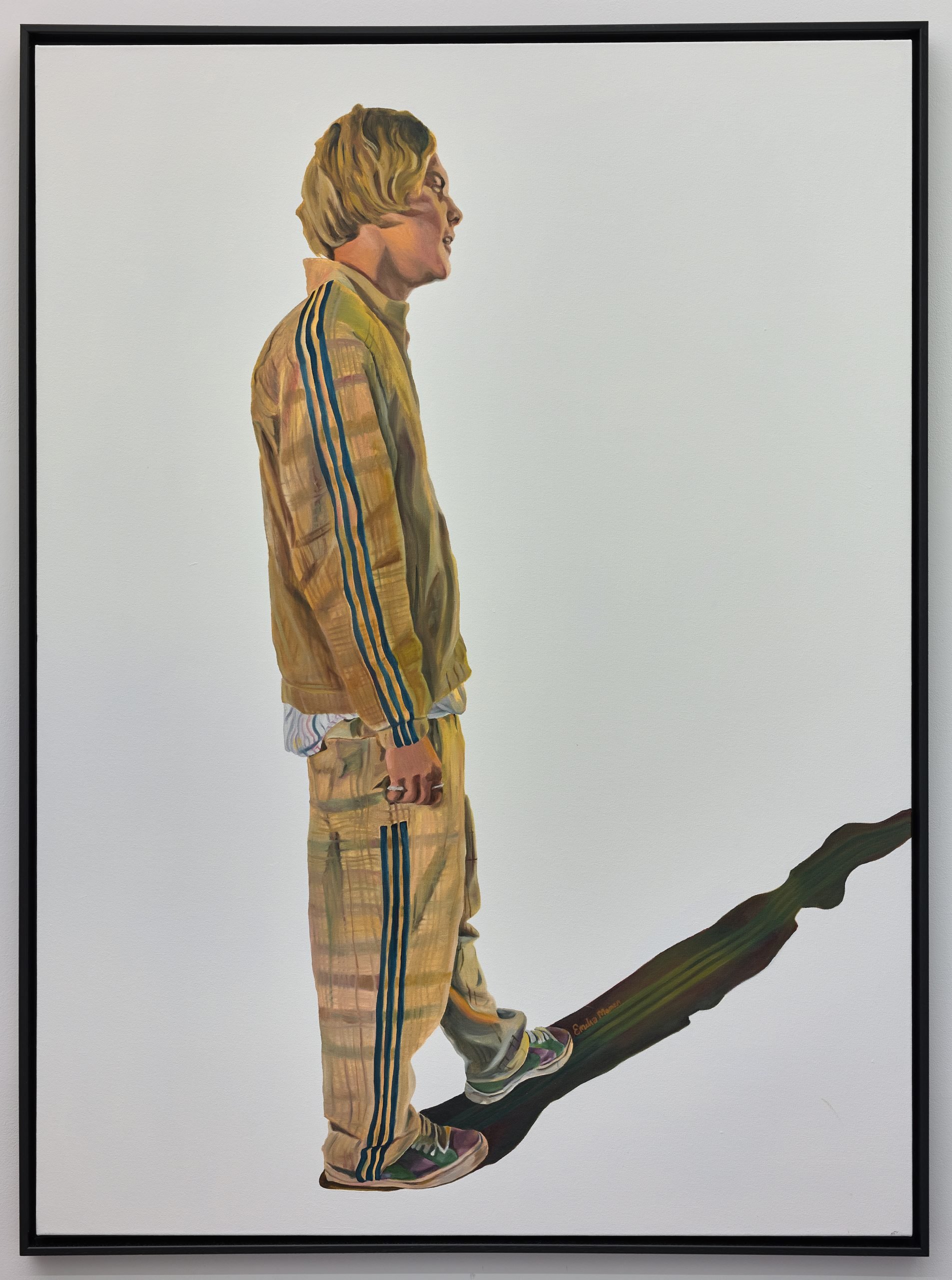 Emilia Moman, Ralph in Adidas, 2022, oil on canvas, 150 x 110 cm