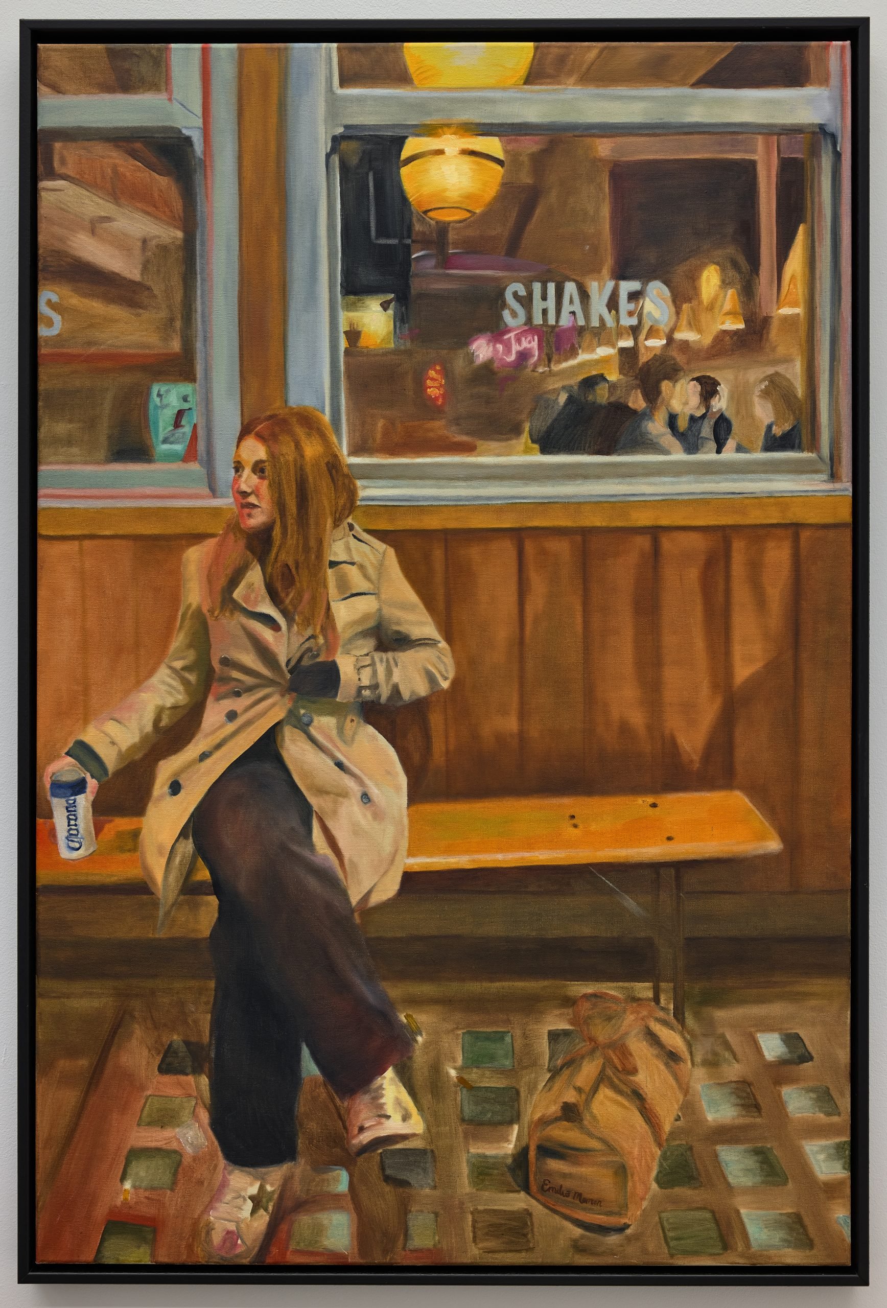 Emilia Momen, Notting Hill, 2020, oil on canvas, 130 x 80 cm