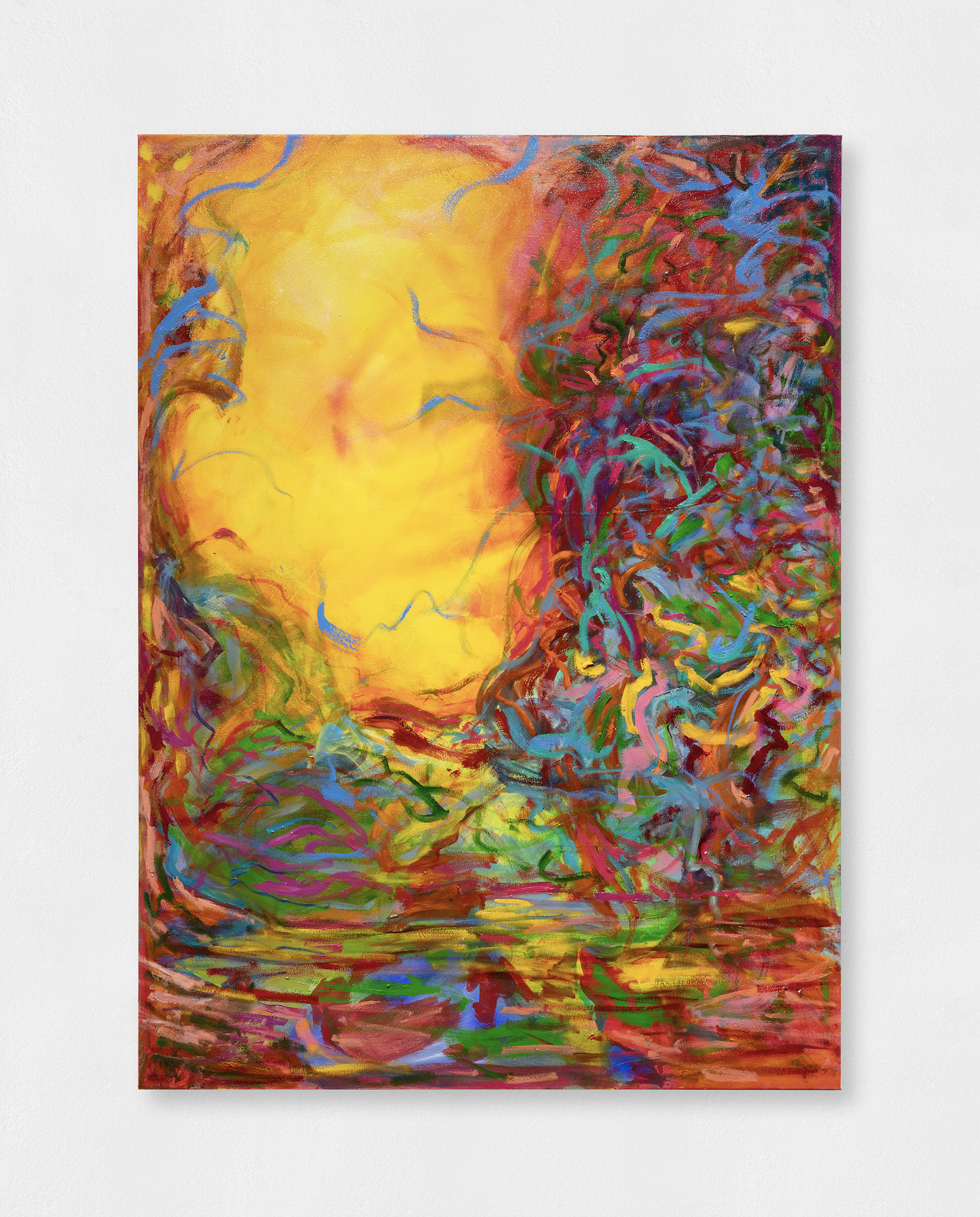 Moses (between seventeen and twenty years of age), 2026, oil an acrylic on canvas, 150.5 x 110.5 cm, 59 1/4 x 43 1/2 in