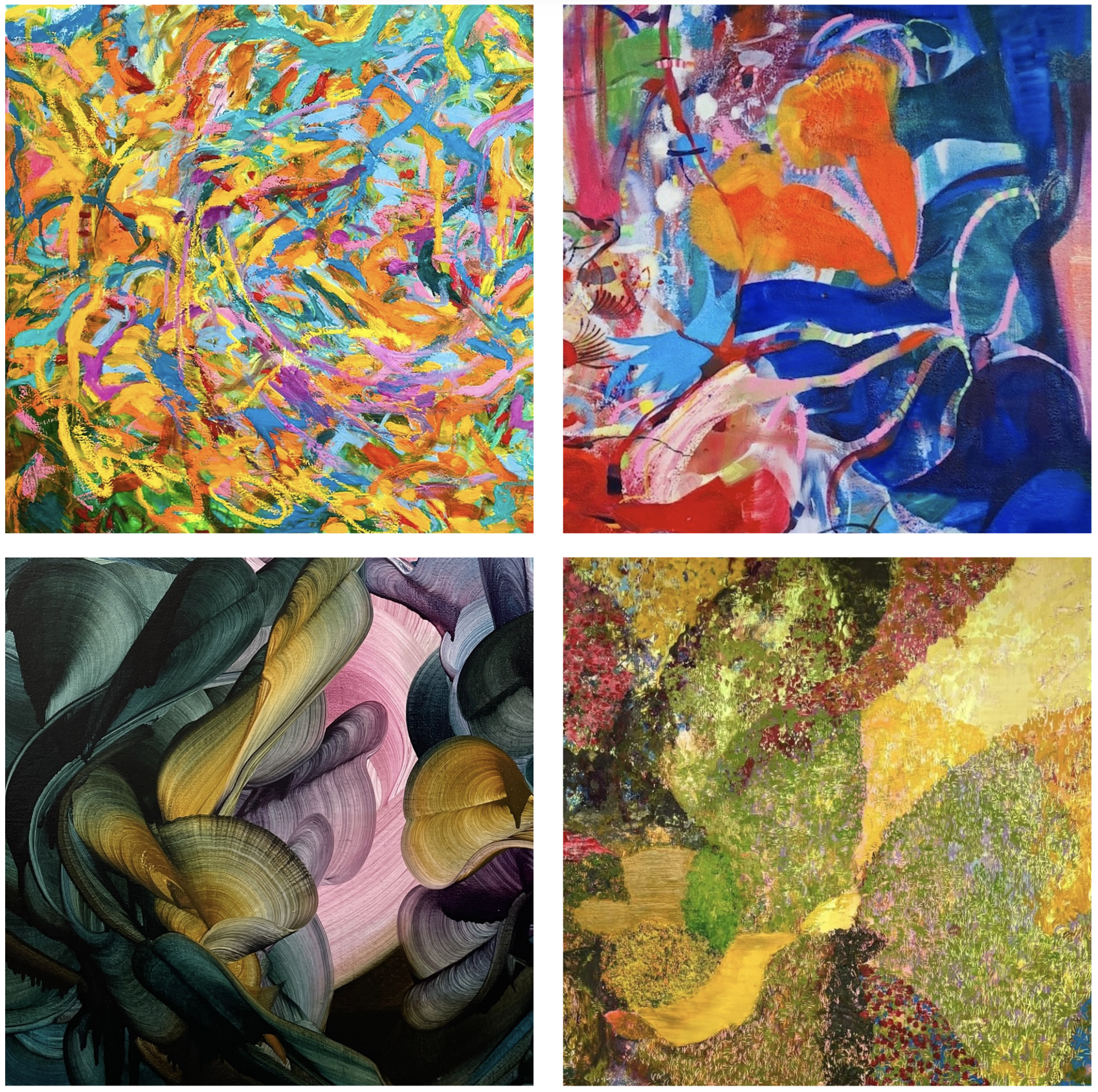 Flourish: Gestural Abstraction in Bloom