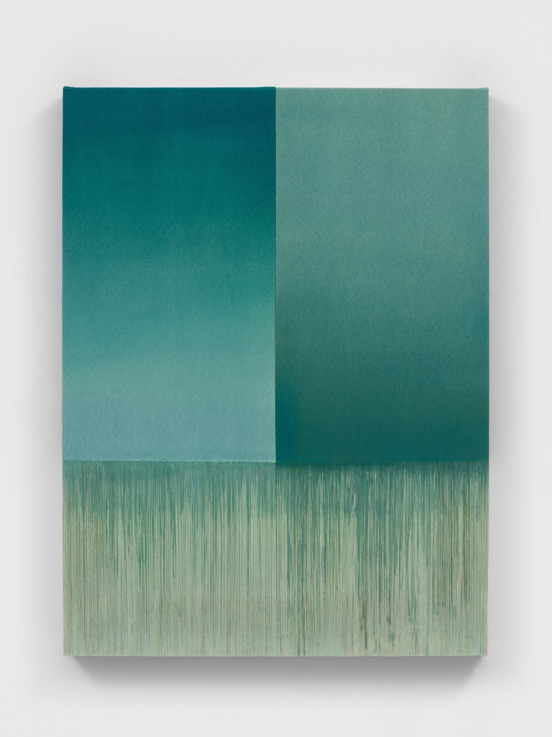 Rebecca Ward, time change, 2026, acrylic and dye on canvas, 81.3 x 61 cm, 32 x 24 in